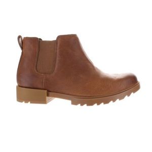 SOREL Womens Emelie Ii Tan Chelsea Boots Size 8.5 Medium (B, M) LIKE NEW